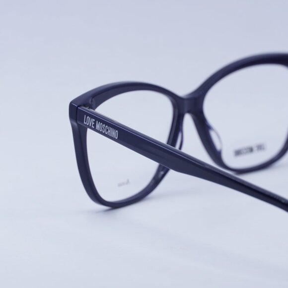 Moschino MOL506 0PJP00 Eyeglasses Blue 56mm Square Frame - Picture 7 of 9